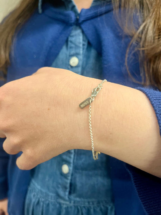 Sterling Silver NDSS 45th Anniversary Bracelet