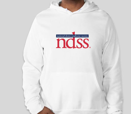 White NDSS BELLA+CANVAS® Hooded Sweatshirt